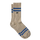 Arvin Goods Sand Stripe Crew Socks - Recycled Cotton Blend