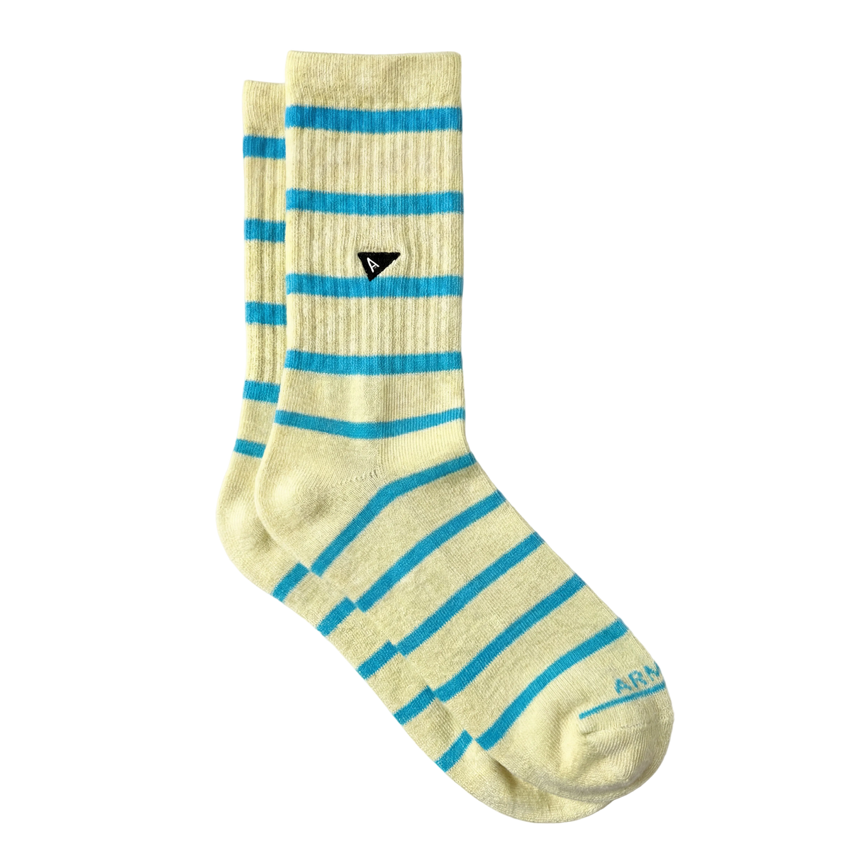 Arvin Goods Steel Stripe Crew Sock - Recycled Cotton