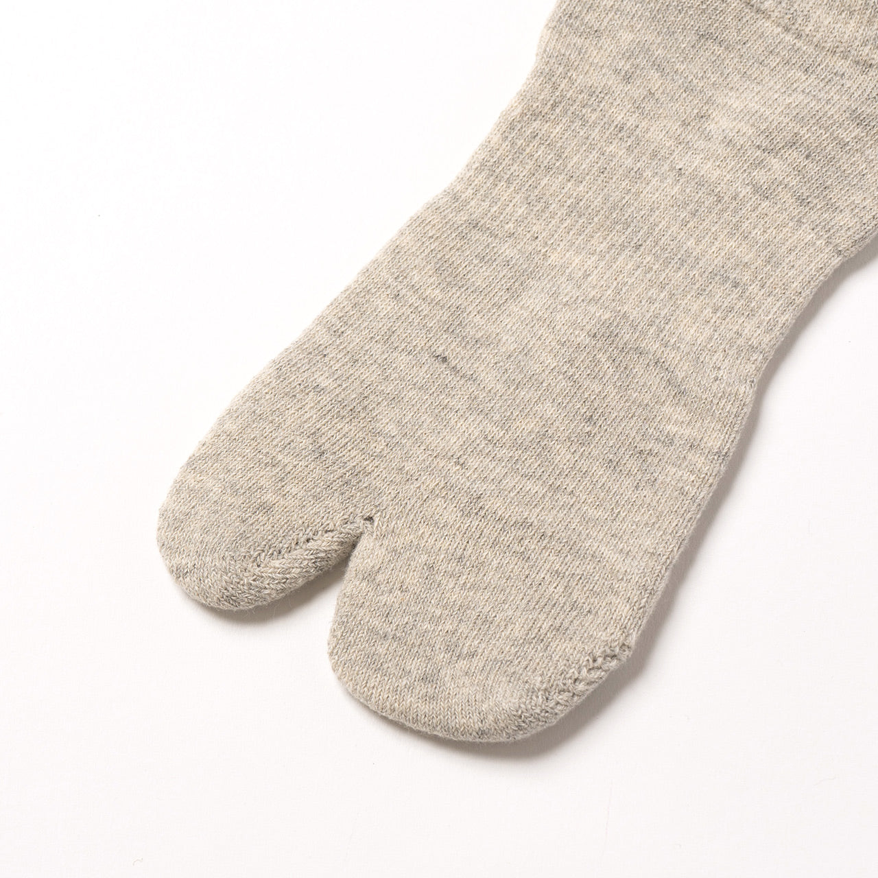 NODAL Raffy Cotton Tabi Ankle Sock 3-Pack - Oatmeal & Grey | Japan-Made